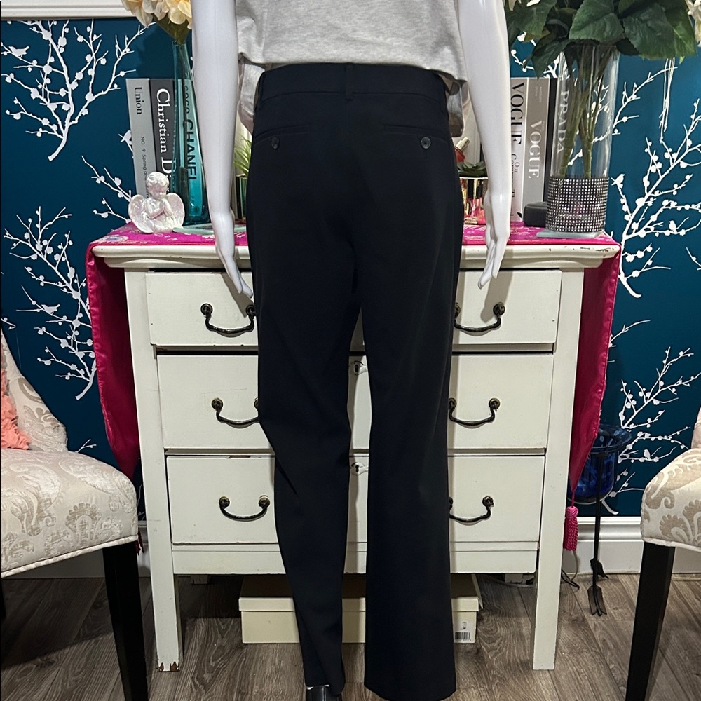 ALFRED SUNG Women's Classic Black Straight Leg Pants - Picture 13 of 15